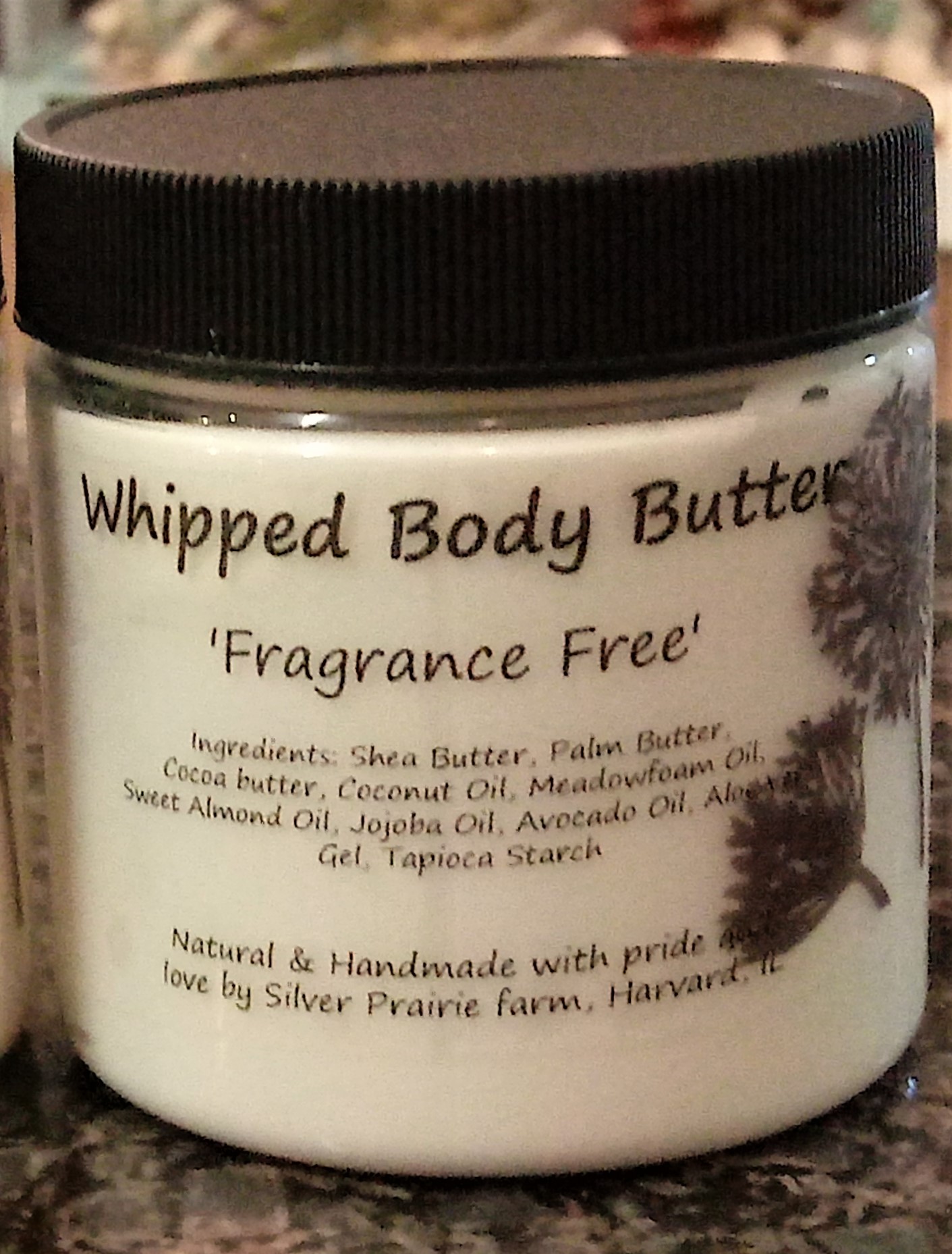 Cocoa Butter Body Butter with optional Fragrance Oil 4 oz